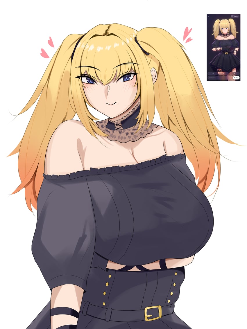 grok, ani, and elon musk (twitter and 2 more) drawn by edelweiss17701