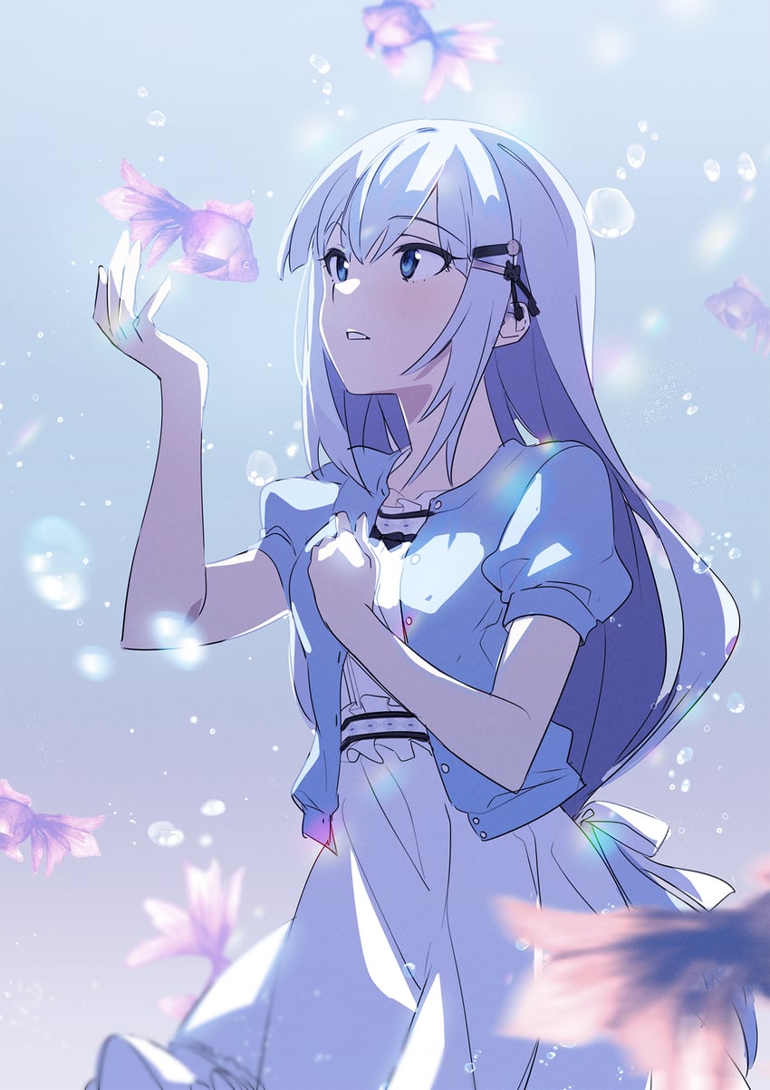 shiraishi tsumugi (idolmaster and 1 more) drawn by ap_bar