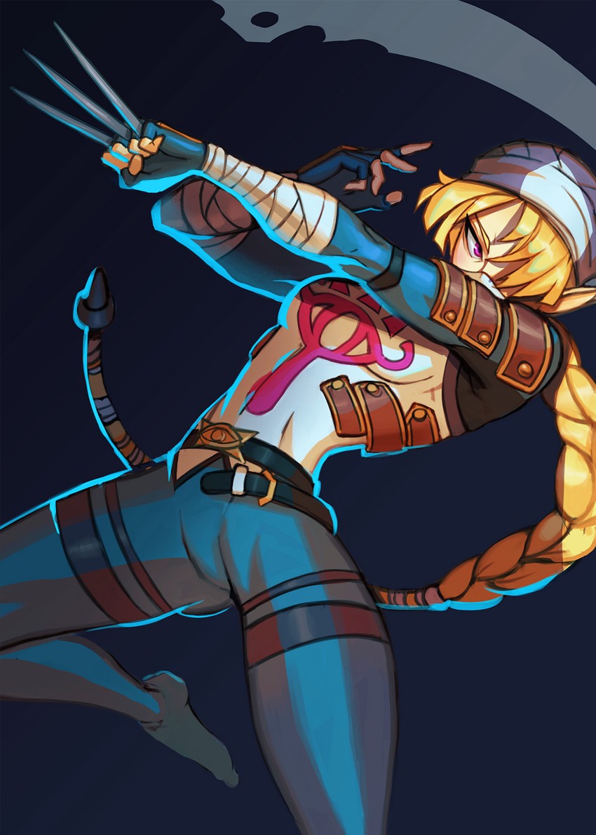 sheik (the legend of zelda and 3 more) drawn by cody_bunt