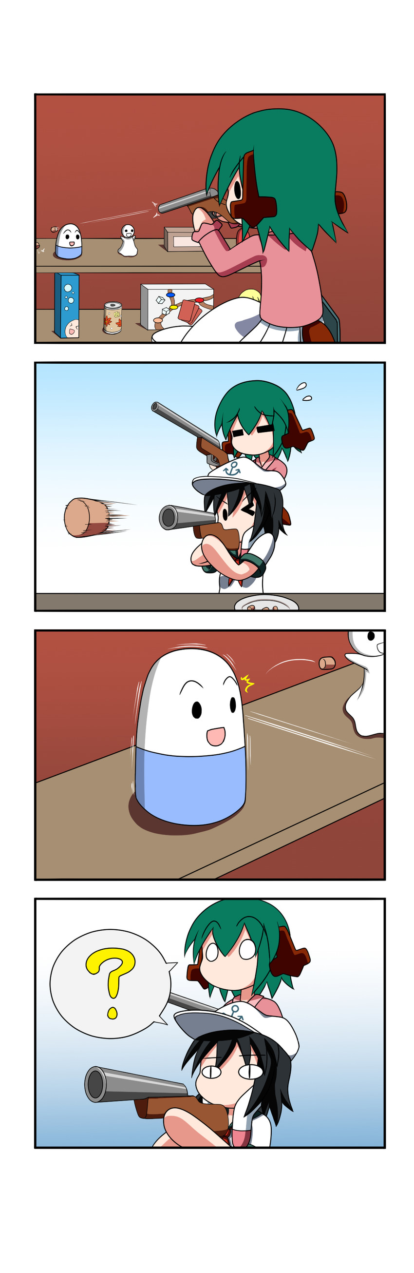 murasa minamitsu and kasodani kyouko (touhou) drawn by rakugaki-biyori