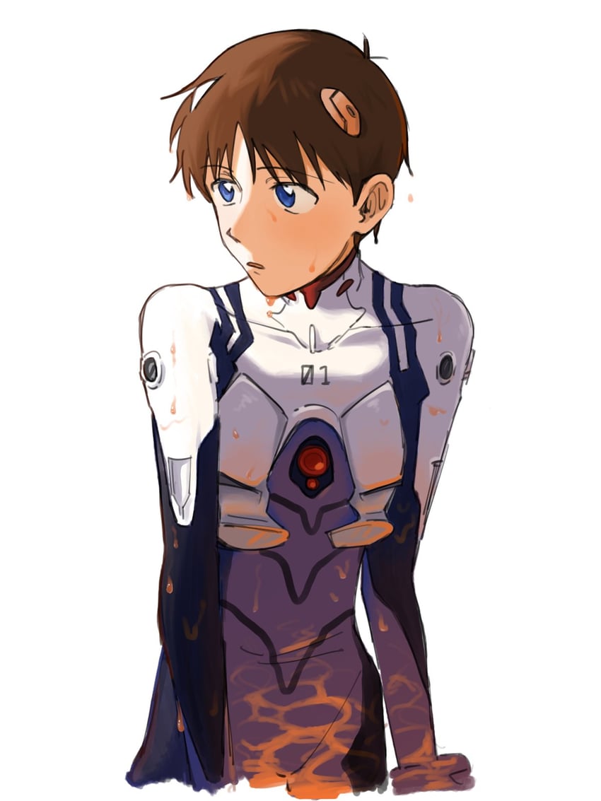 ikari shinji (neon genesis evangelion) drawn by teba_teva_eva