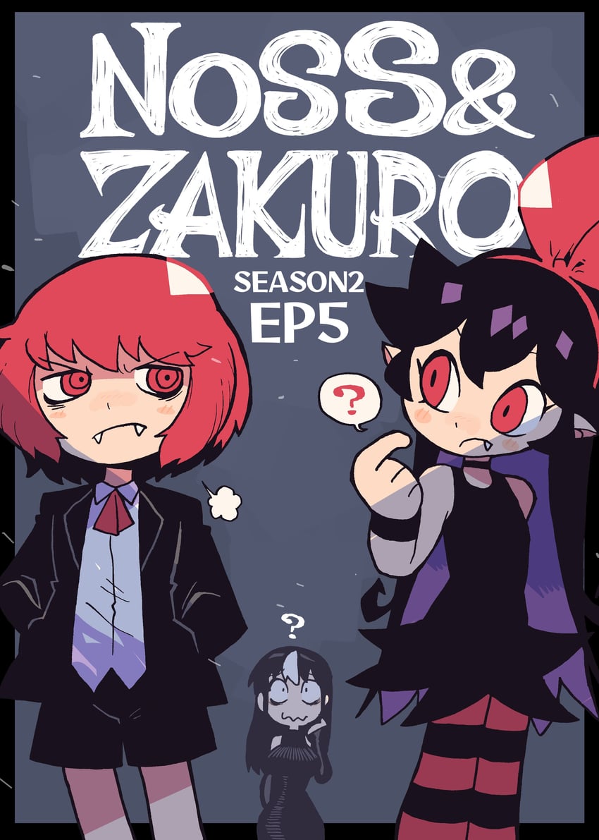 noss, zakuro, and dolk carmilla (noss & zakuro) drawn by rariatto_(ganguri)
