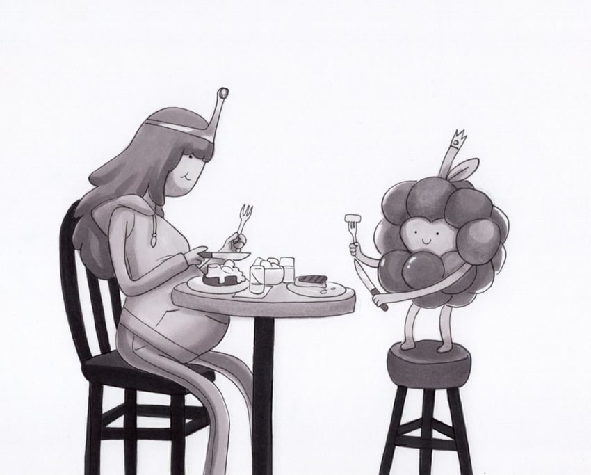 princess bonnibel bubblegum and wildberry princess (adventure time) drawn by sixonesixone