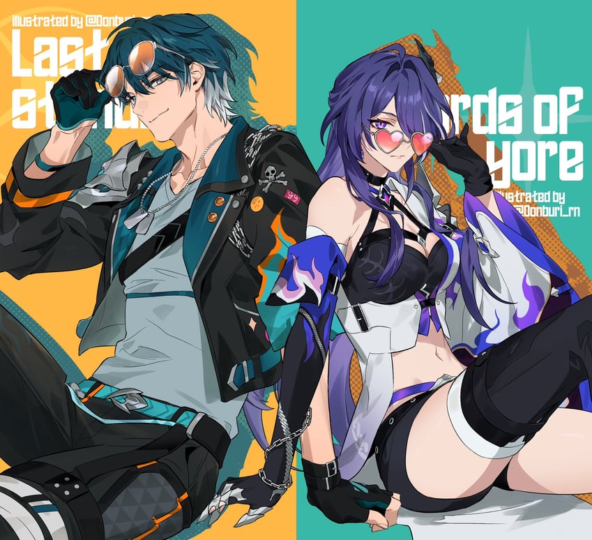 acheron (original and 2 more) drawn by donburi_rn