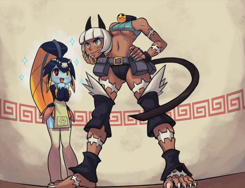 ms. fortune and minette (skullgirls) drawn by alex_ahad
