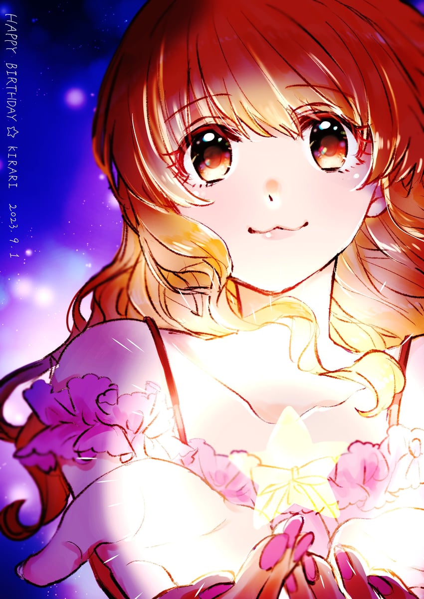 moroboshi kirari (idolmaster and 1 more) drawn by hogehogemoji06