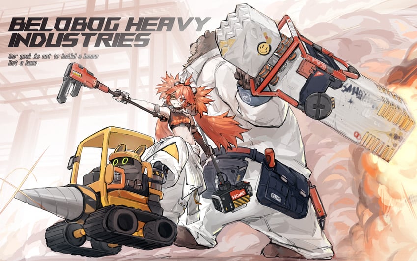 koleda belobog, ben bigger, and safety (zenless zone zero) drawn by dodo_(yatotoyatoto)