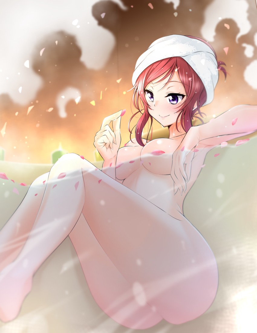 nishikino maki (love live! and 1 more) drawn by kirisaki_reina