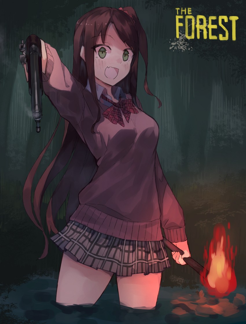 akabane youko (nijisanji and 1 more) drawn by suminagashi