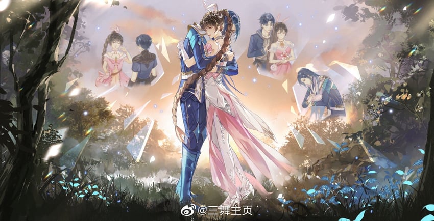 xiao wu and tang san (douluo dalu) drawn by san_wu_zhuye