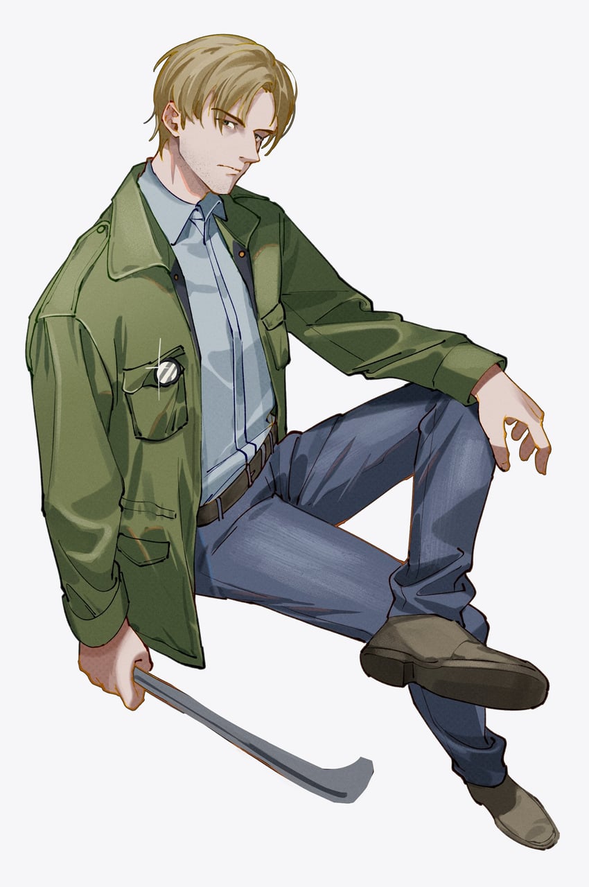 james sunderland (silent hill and 1 more) drawn by haejeo1008