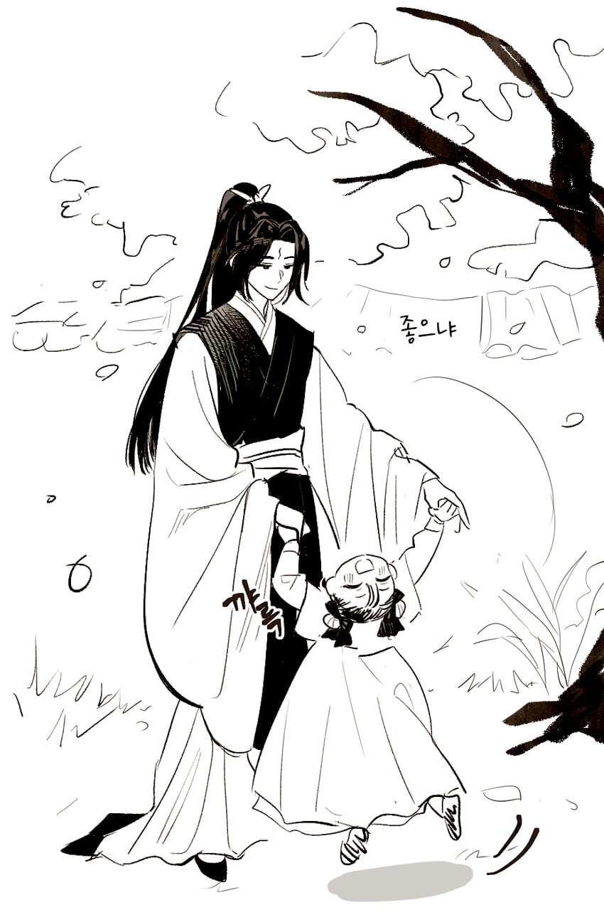 shi qingxuan and shi wudu (tianguan cifu) drawn by hum_(s2mhms2)