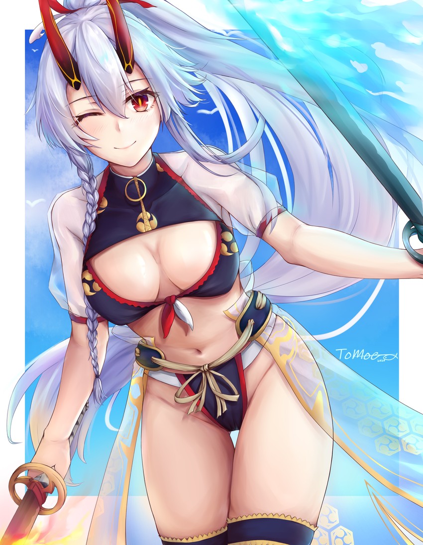 tomoe gozen (fate and 1 more) drawn by tomoe0812y