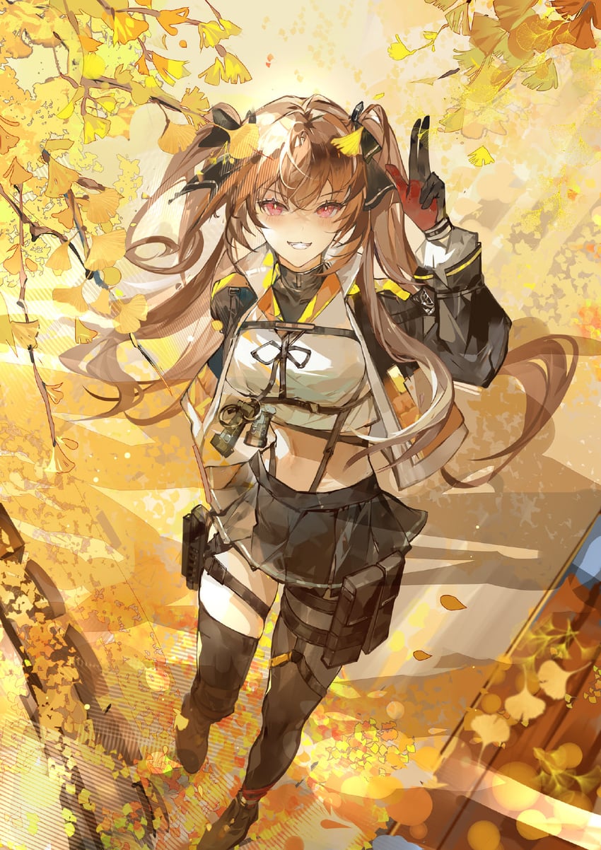 ump9 and lenna (girls' frontline and 1 more) drawn by tang_qi_zang