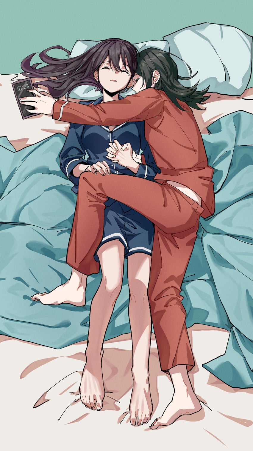 shiina taki and yahata umiri (bang dream! and 1 more) drawn by joker_(jjjokerrr233)