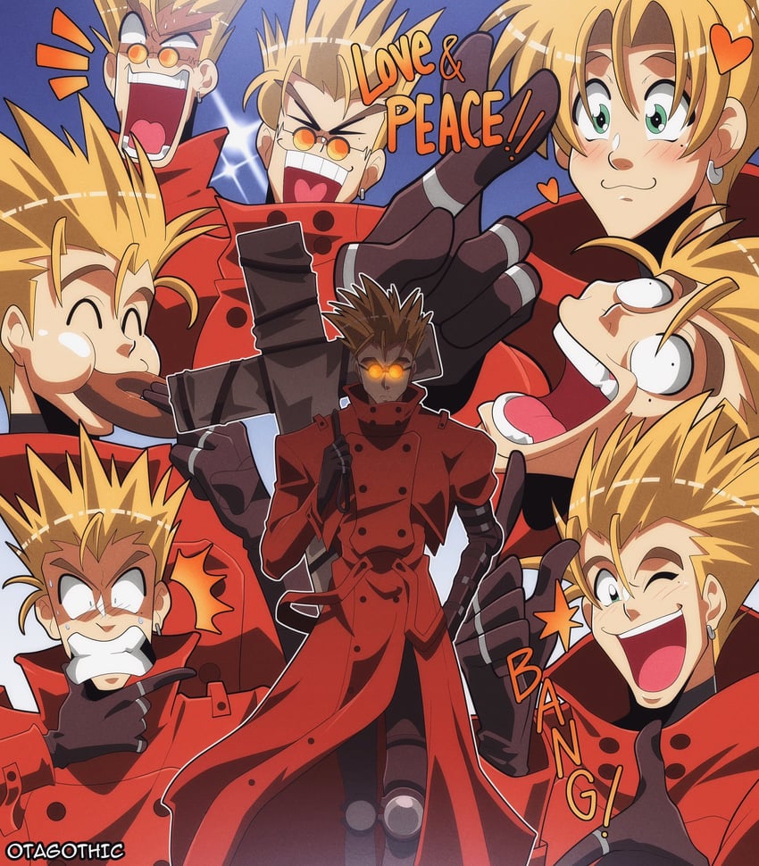 vash the stampede (trigun) drawn by otagothic