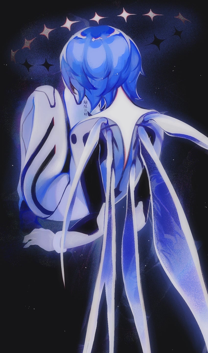 ayanami rei and lilith (neon genesis evangelion and 1 more) drawn by rameiixo