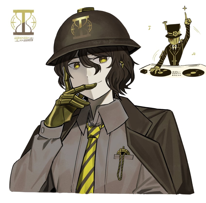 hubert and the time ripper (project moon and 1 more) drawn by asdf1211950