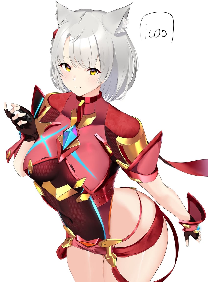 pyra and mio (xenoblade chronicles and 2 more) drawn by icoo