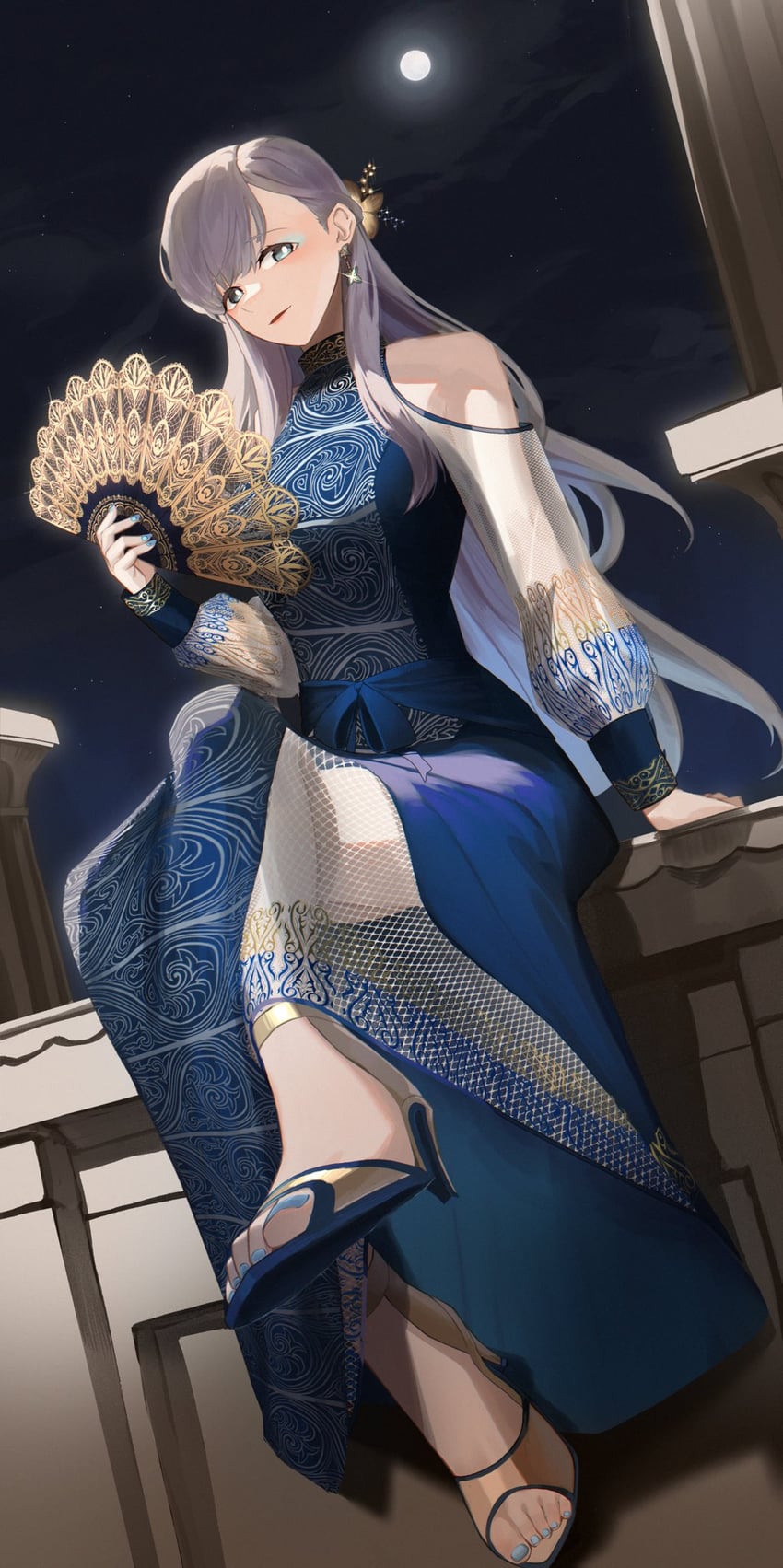 pavolia reine (hololive and 1 more) drawn by nyxview
