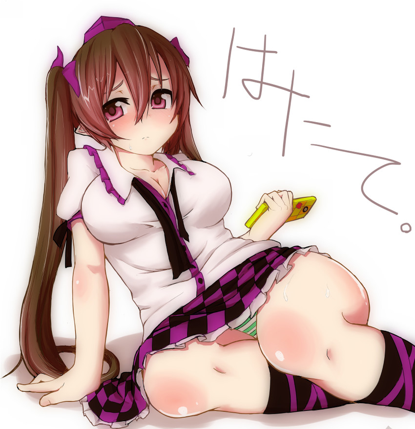 himekaidou hatate (touhou) drawn by morochin_(mo_loss_an) and undertime