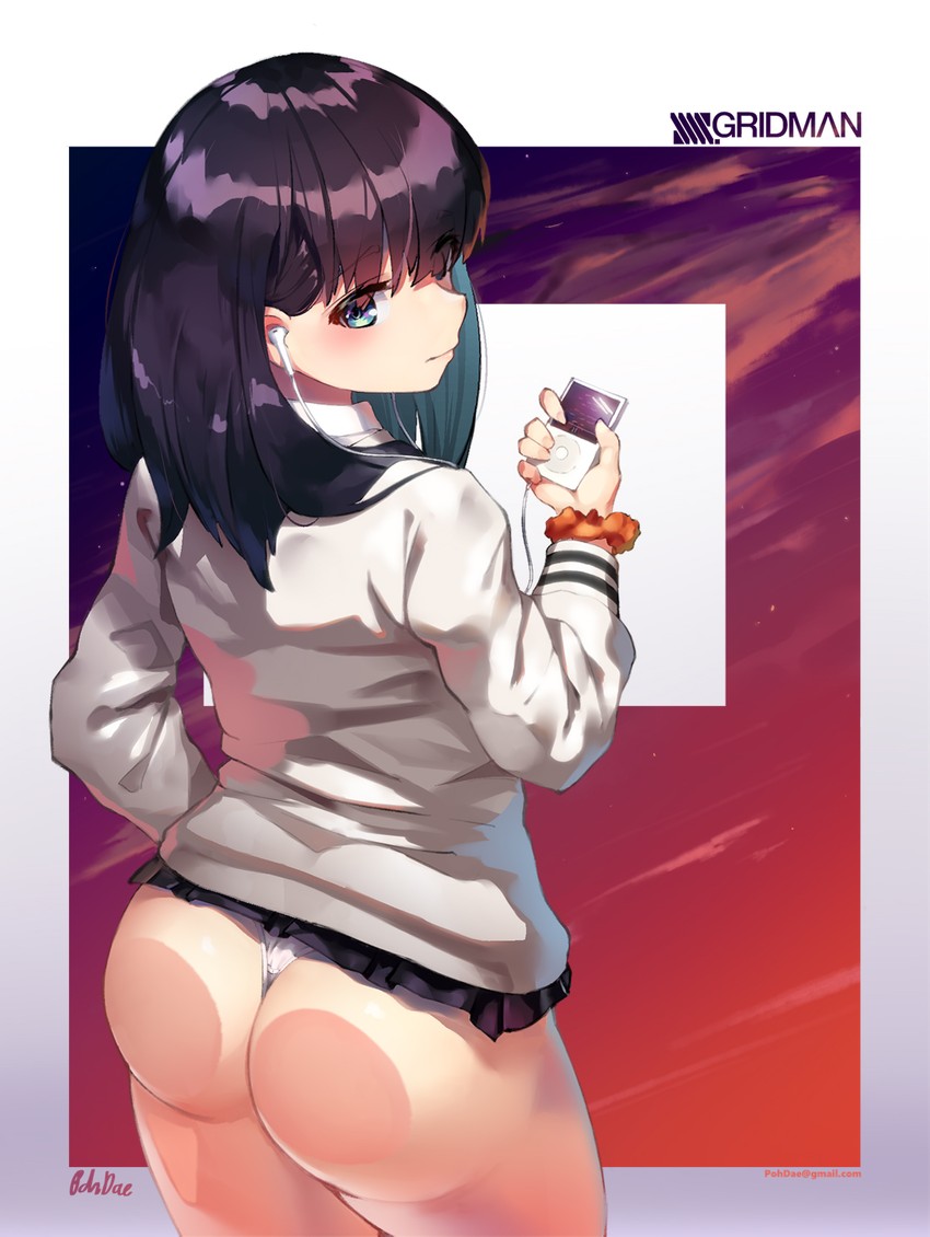 takarada rikka (gridman universe and 1 more) drawn by pohdae