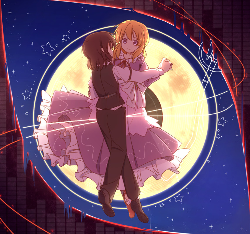 usami renko and maribel hearn (touhou) drawn by unagi_sango