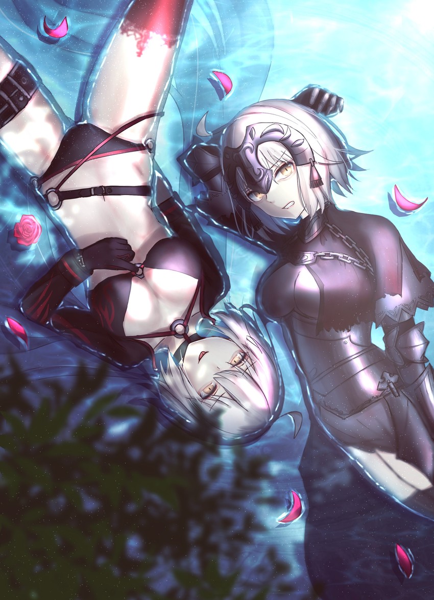 jeanne d'arc alter (fate and 1 more) drawn by roro_982