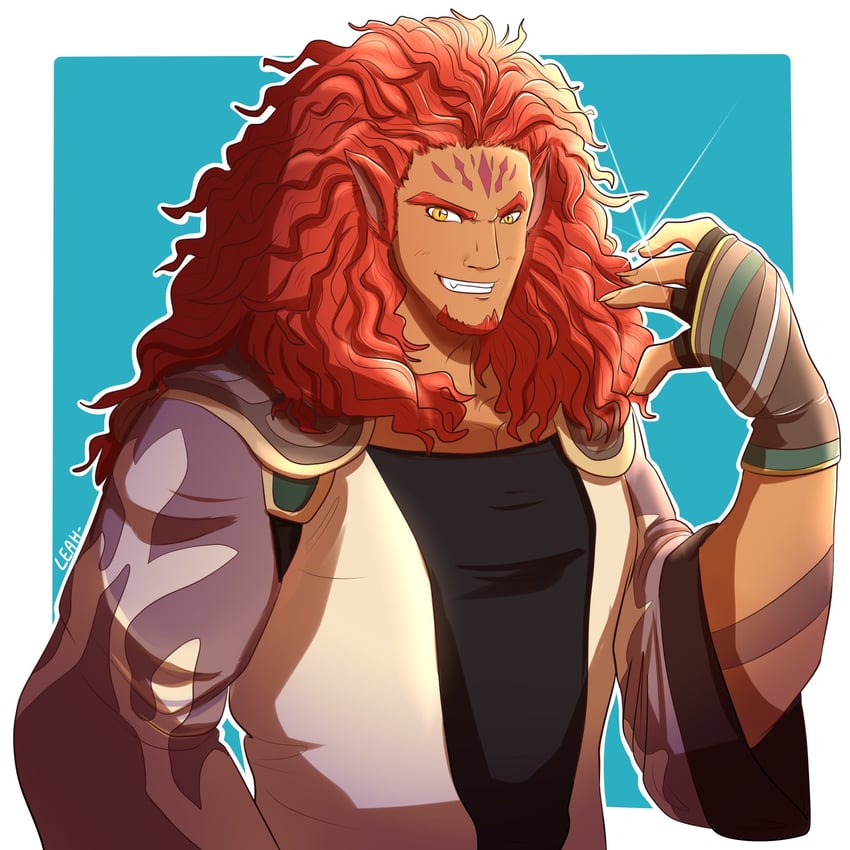 skrimir (fire emblem and 1 more) drawn by leahfoxden