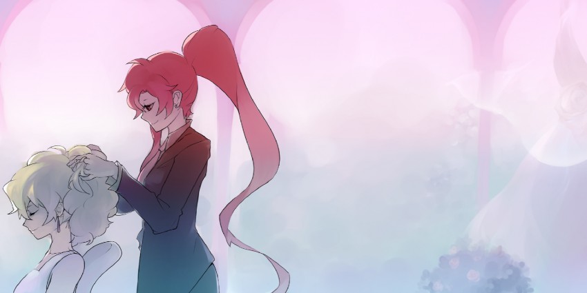 yoko littner and nia teppelin (tengen toppa gurren lagann and 1 more) drawn by ann606