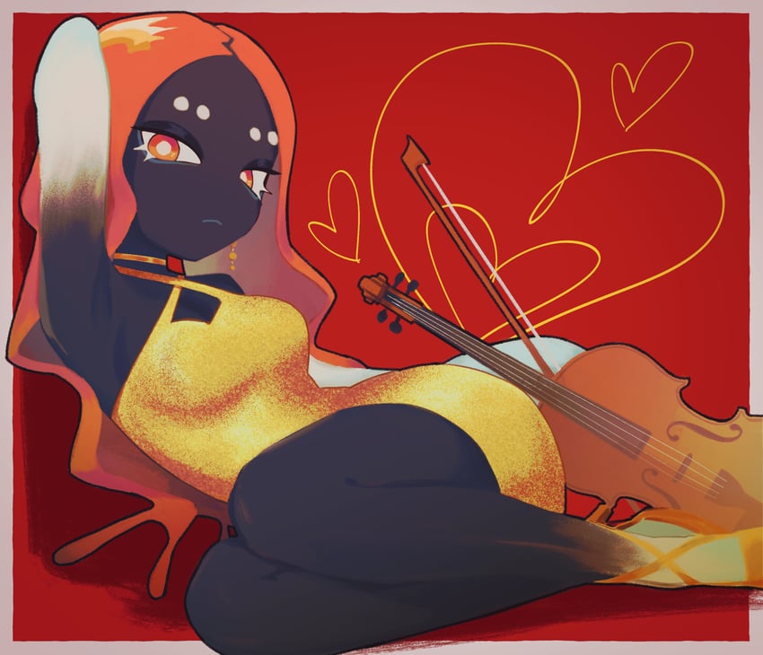finn feeder (splatoon and 1 more) drawn by cephalocrow