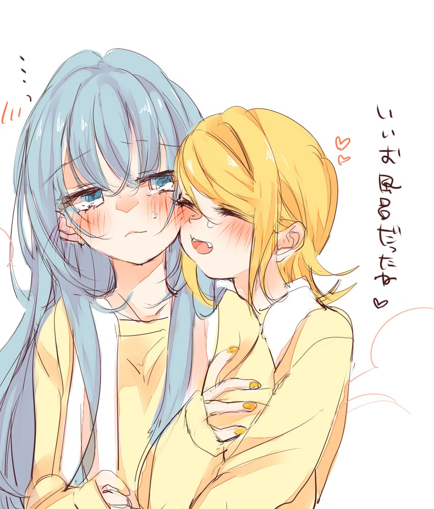 hatsune miku and kagamine rin (vocaloid) drawn by mimi_mine