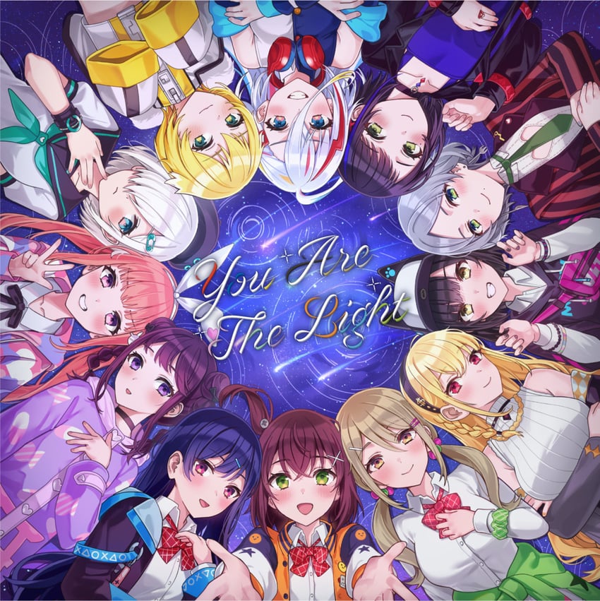sakurano mimito, inubousaki shian, kurogane tama, minakami hina, hidaka reina, and 7 more (denonbu) drawn by rangu