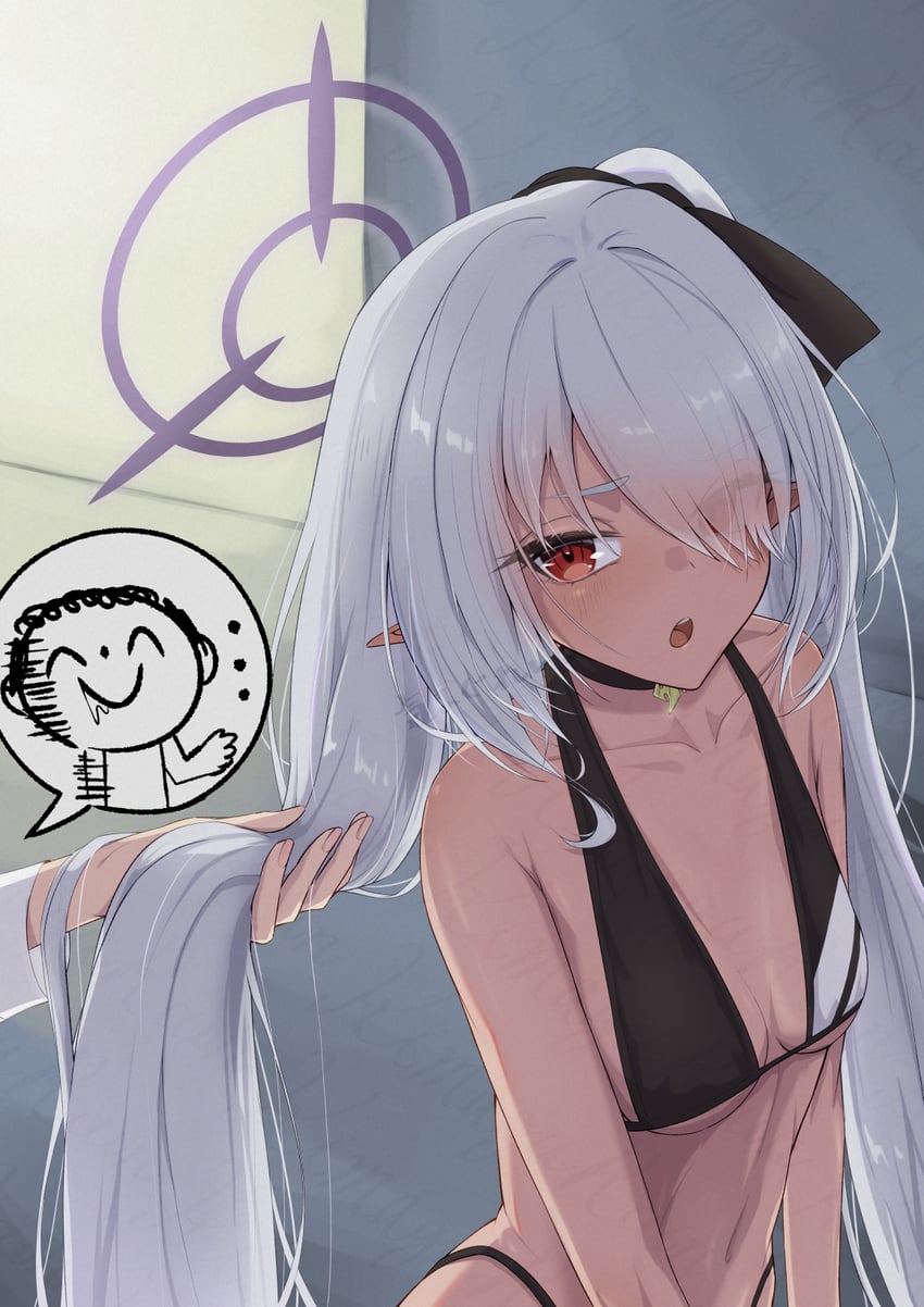 sensei, doodle sensei, and iori (blue archive) drawn by kimagurain