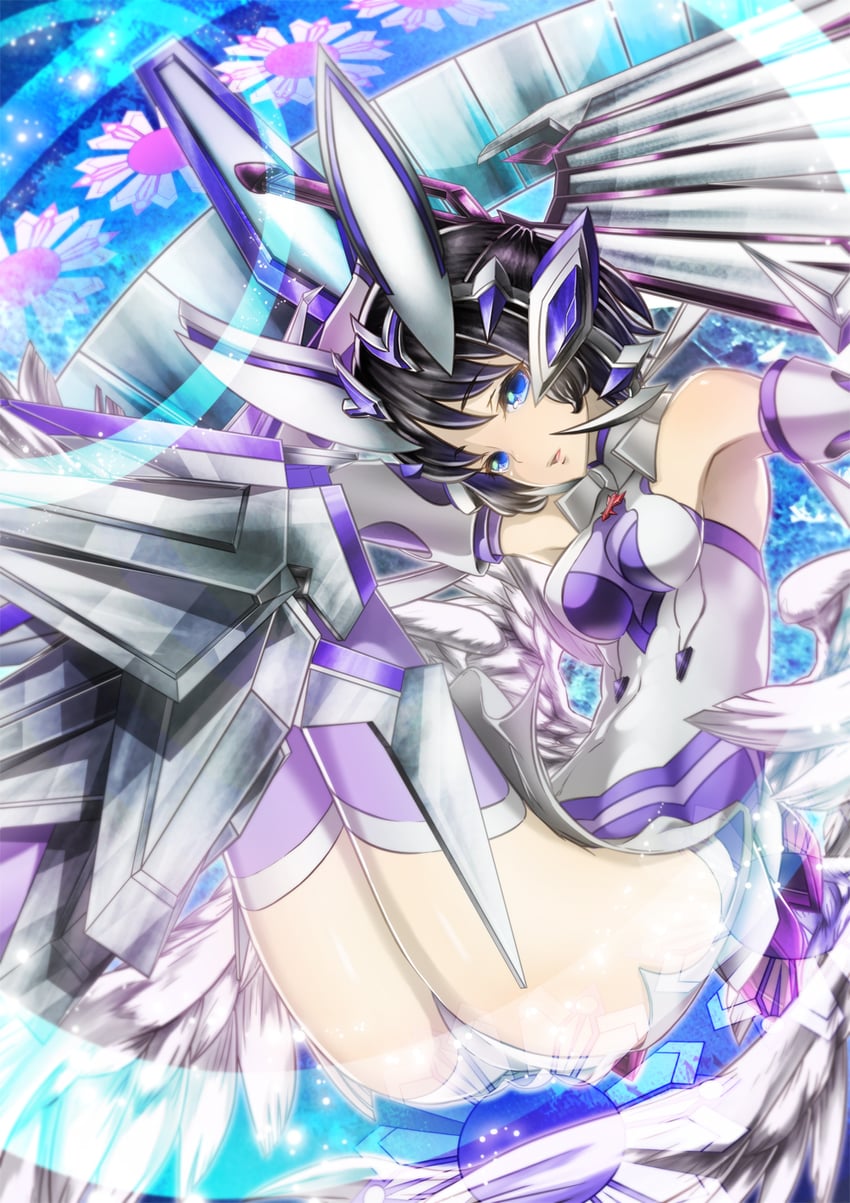 kohinata miku (senki zesshou symphogear and 1 more) drawn by rootdesign