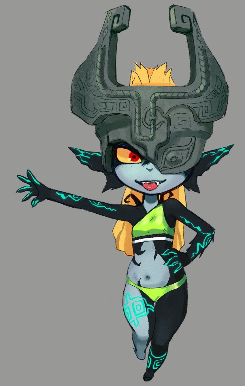midna (the legend of zelda and 1 more) drawn by chi-iz