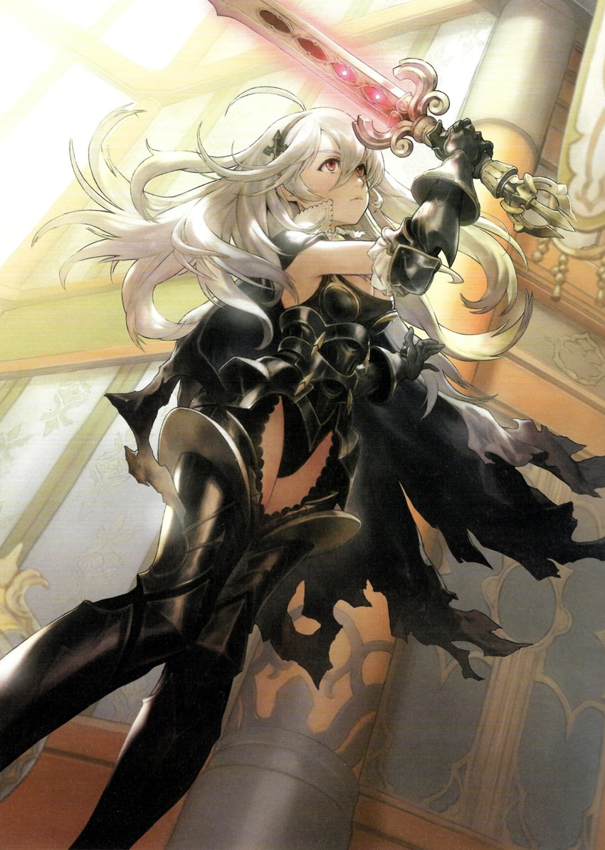 female corrin (fire emblem and 2 more) drawn by hirooka_masaki
