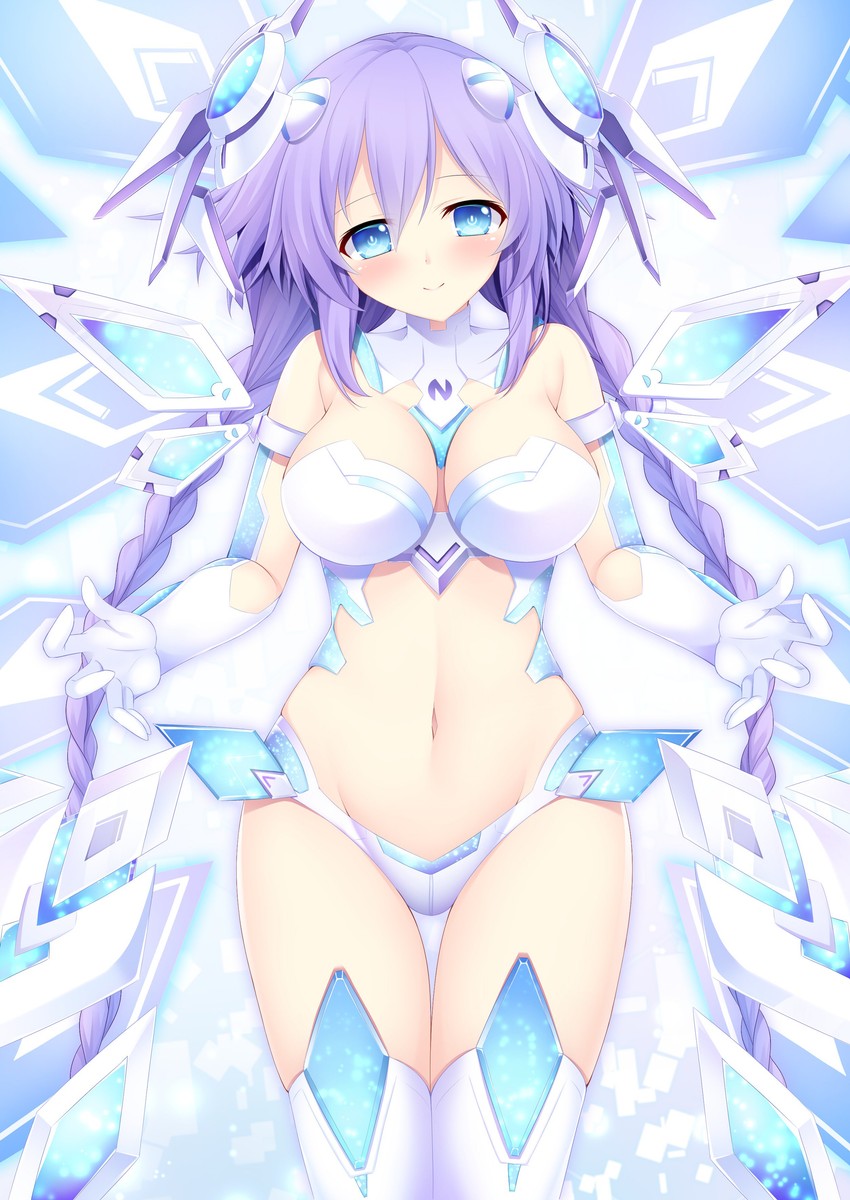 purple heart (neptune and 1 more) drawn by katubusi_kisimen
