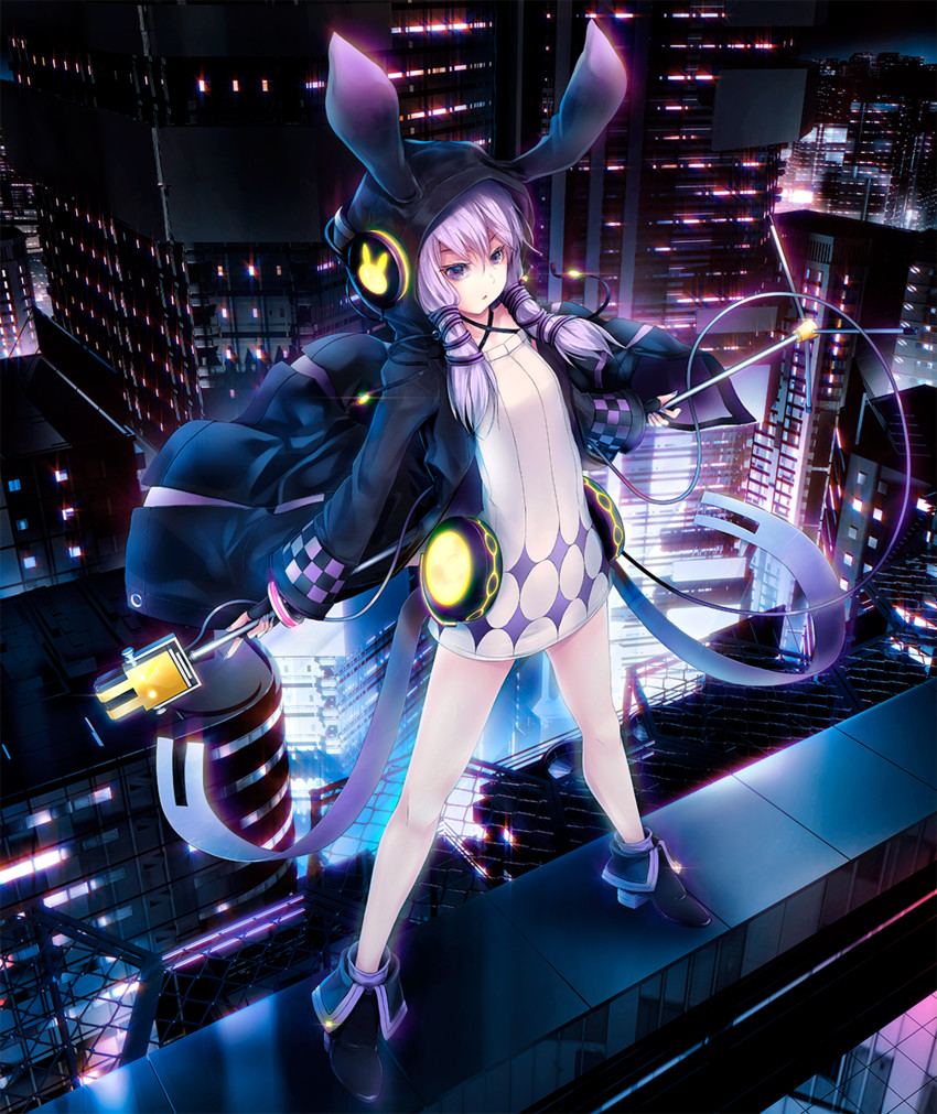 yuzuki yukari (vocaloid and 1 more) drawn by ajigo