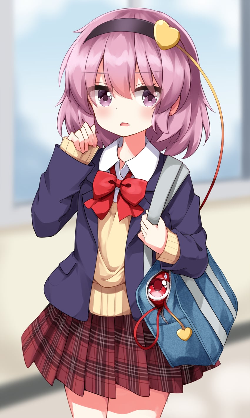 komeiji satori (touhou) drawn by ruu_(tksymkw)