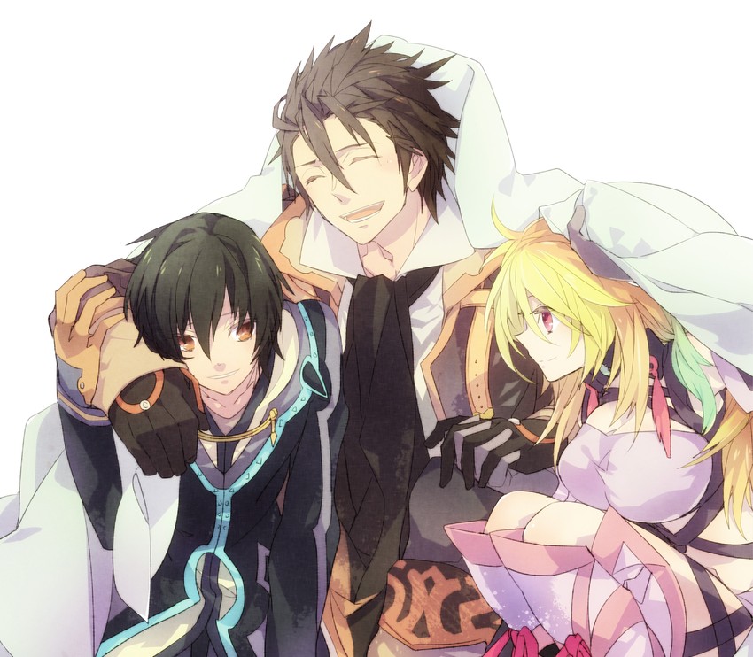 milla maxwell, jude mathis, and alvin (tales of and 1 more) drawn by emonak