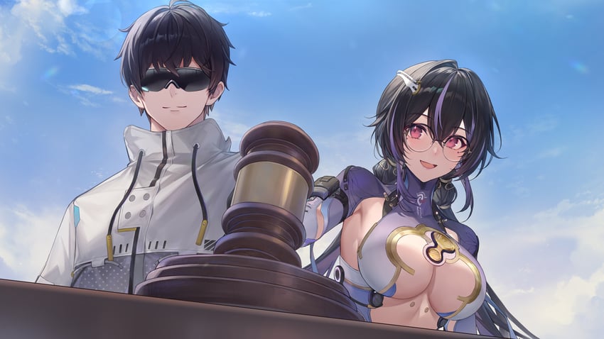 adjutant and vidya shannon (snowbreak: containment zone)