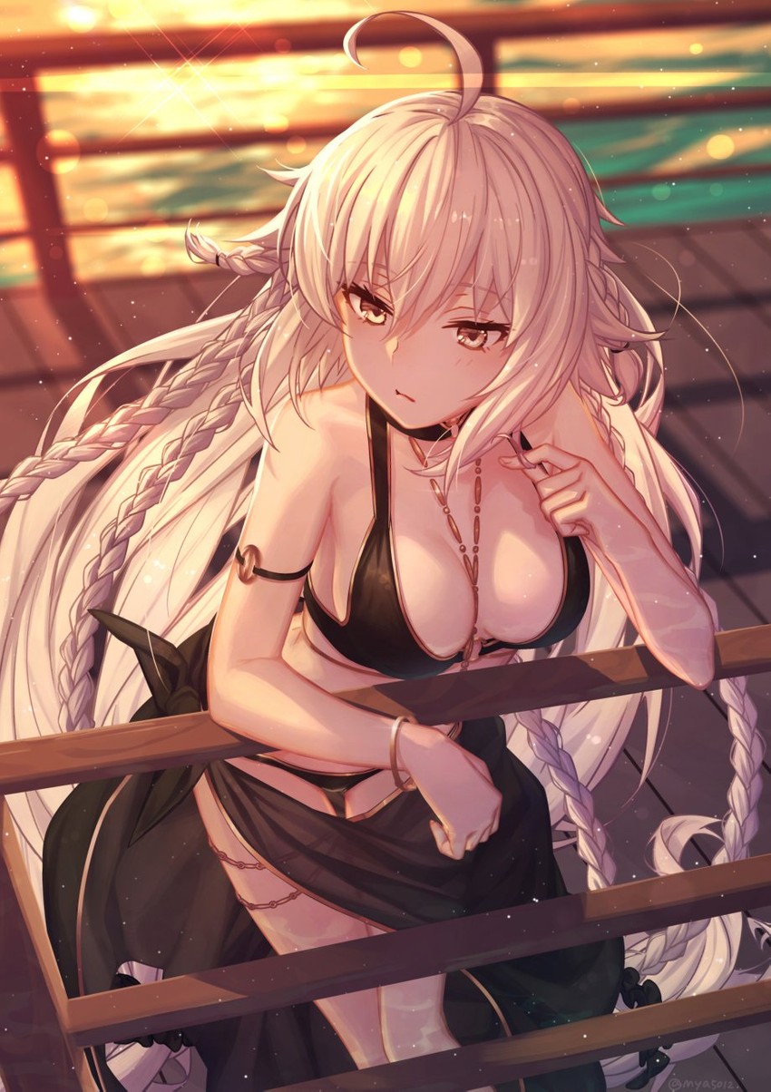 jeanne d'arc alter (fate and 1 more) drawn by yachimoto
