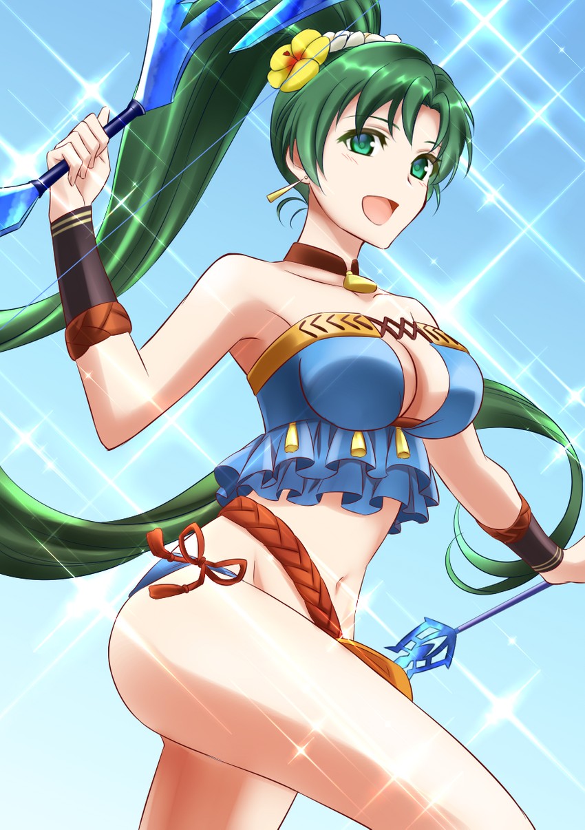 lyn (fire emblem and 2 more) drawn by kakiko210