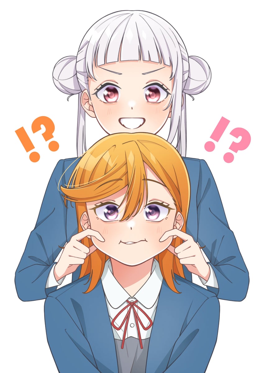 shibuya kanon and arashi chisato (love live! and 1 more) drawn by wabe417