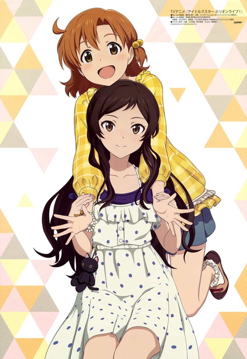 kitazawa shiho and yabuki kana (idolmaster and 2 more) drawn by shirogumi_inc.
