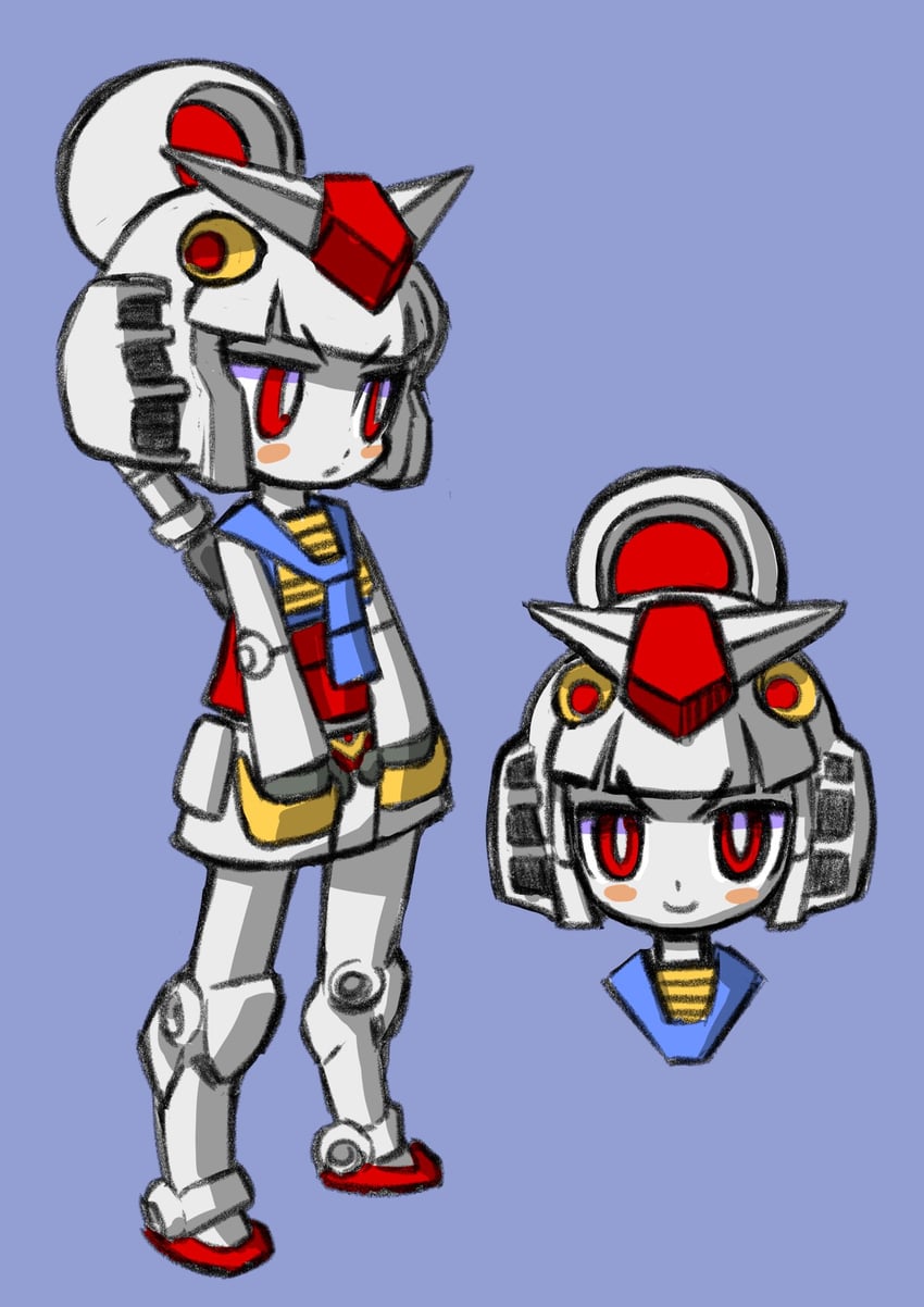 rx-78-2 gundam (gundam and 1 more) drawn by izuna_yoshitsune