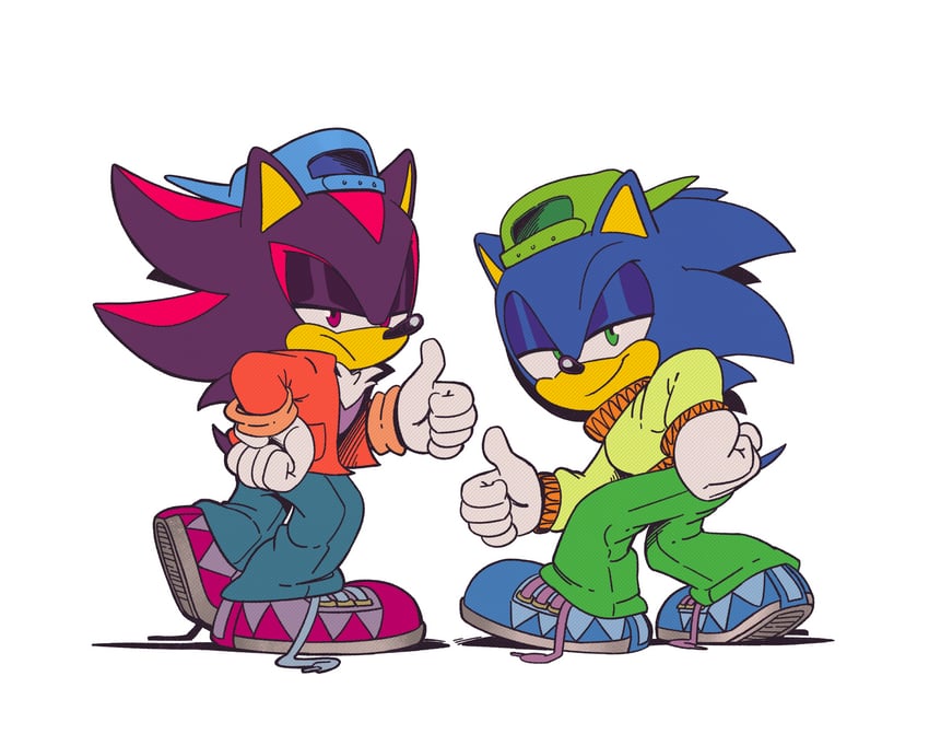 sonic the hedgehog, shadow the hedgehog, garfield, and odie (sonic and 1 more) drawn by project-sonadow