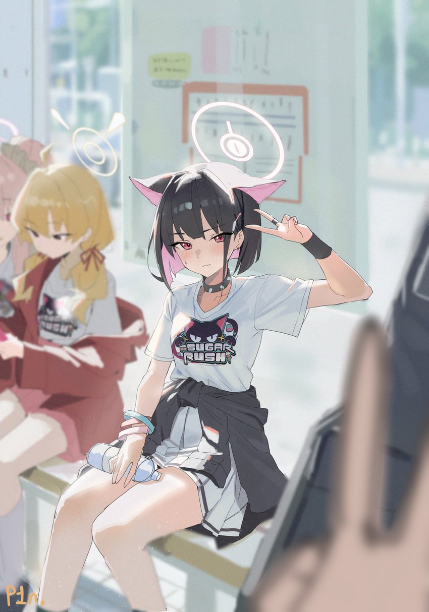 airi, kazusa, natsu, and yoshimi (blue archive) drawn by p1n