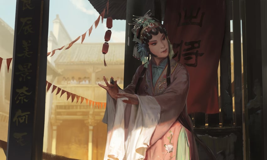 yuezheng ling (vocaloid and 1 more) drawn by jeanex